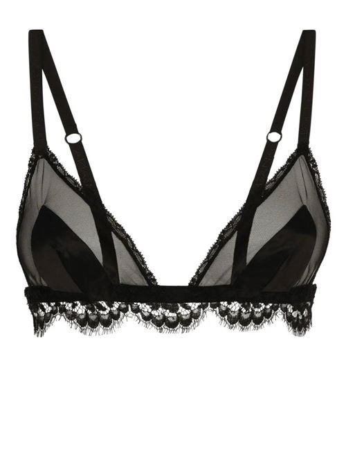 lace-detailing semi-sheer bra Dolce & Gabbana | O1E31TONN35N0000